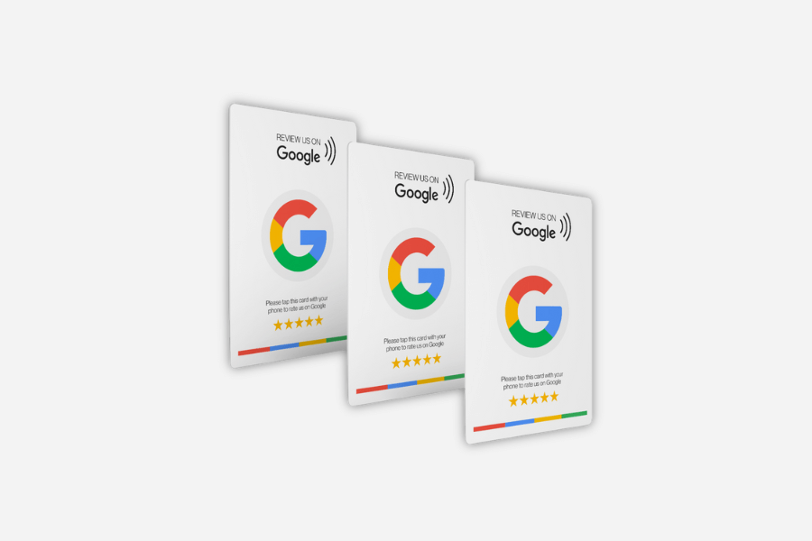 Карта с отзиви в Google (3 броя)