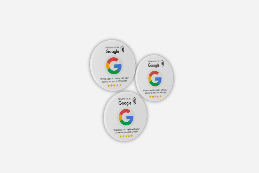 Стикери за ревюта в Google (3 броя)