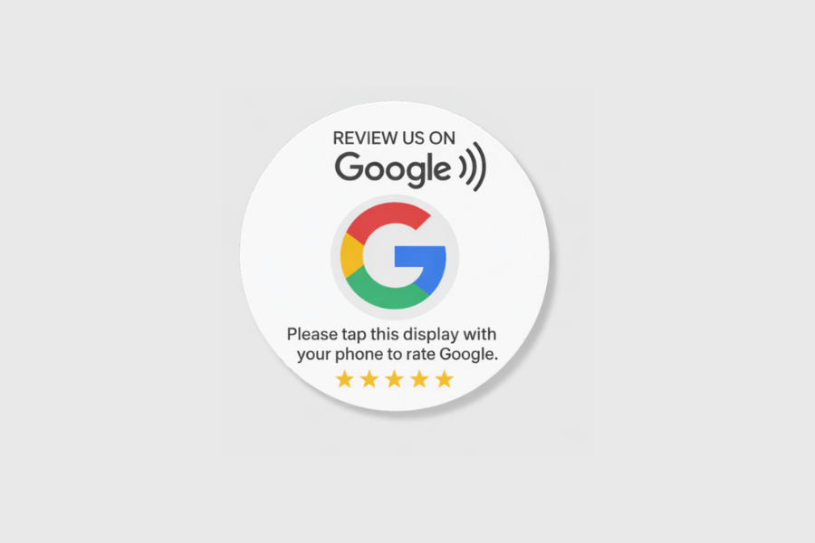 Стикер за рецензия в Google – голям
