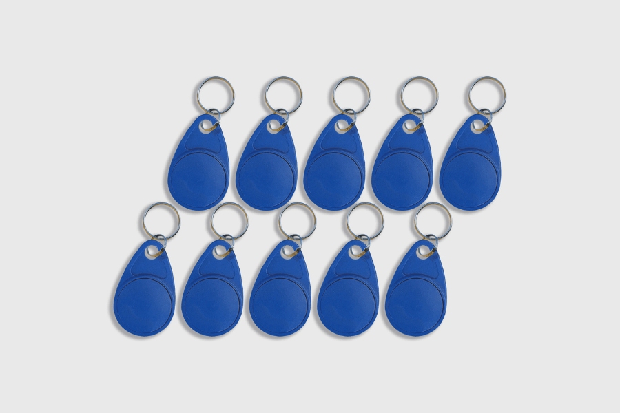 NFC ключодържател NTAG213 син (10 броя)