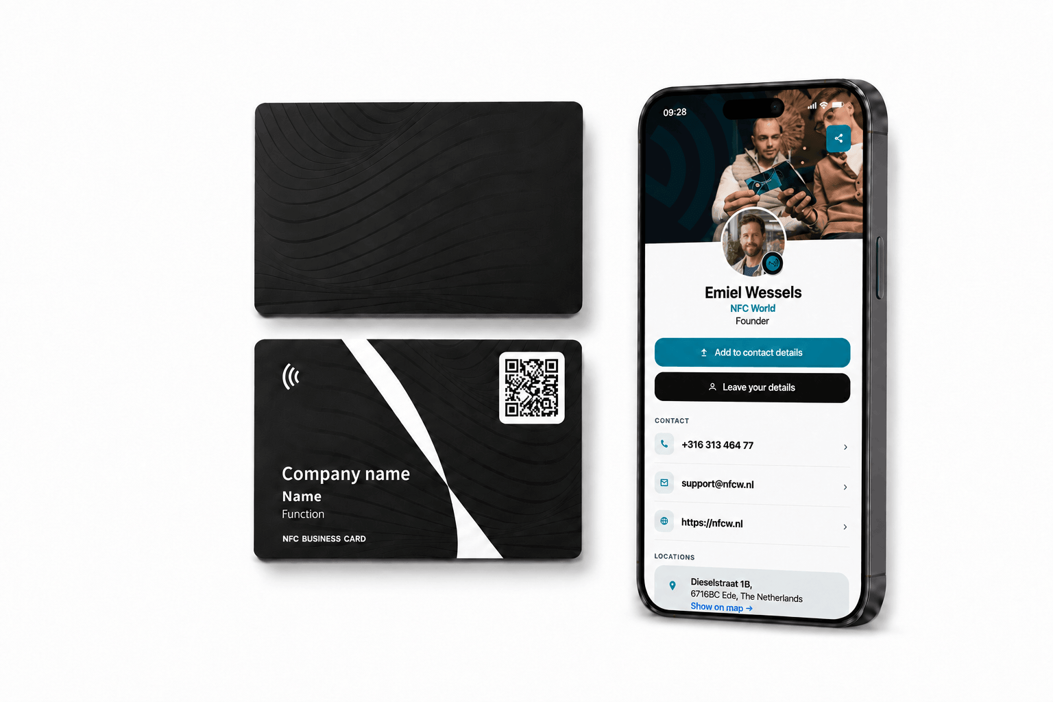 NFC визитна картичка – Персонализиран дизайн