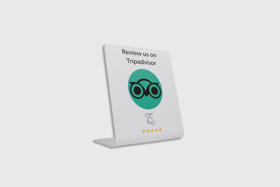 TripAdvisor NFC дисплей