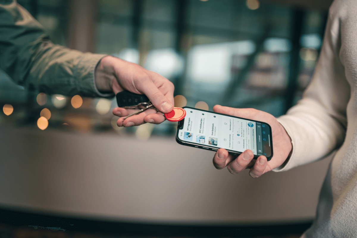 NFC ключодържател