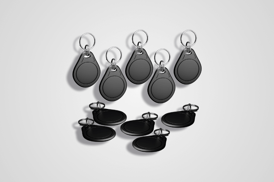 RFID ключодържател MIFARE DESFire EV3 4K черен (10 броя)