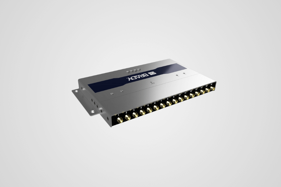 Brady FR22 UHF RFID мултиплексор комплект с 16 порта (ЕС)