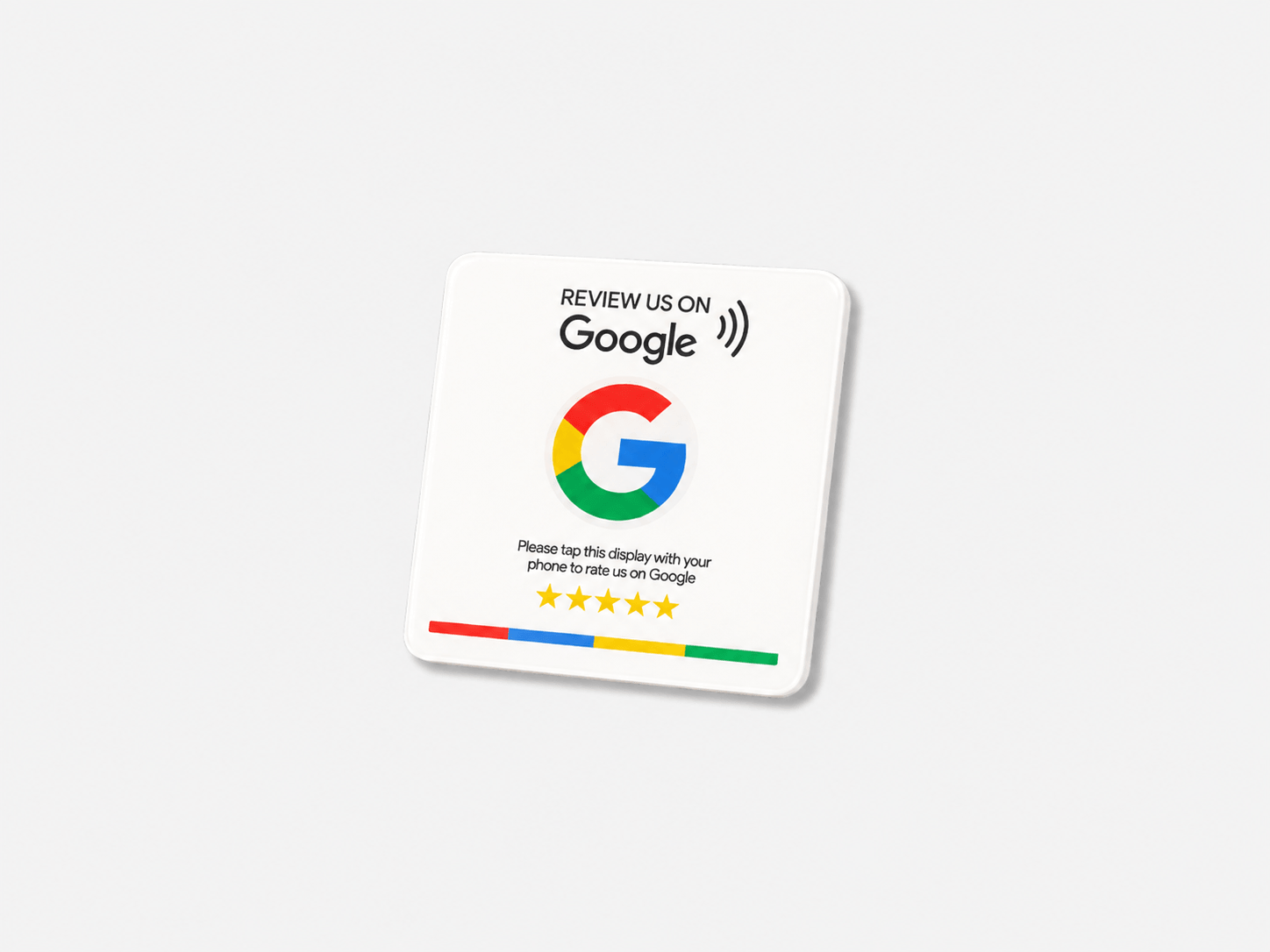 NFC стикер за Google Review, квадратен