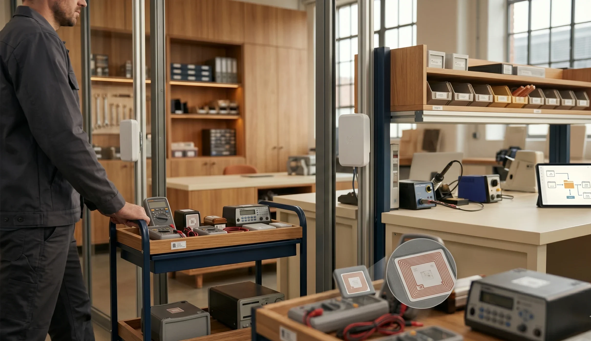 Как работи проследяването на активи чрез RFID на практика