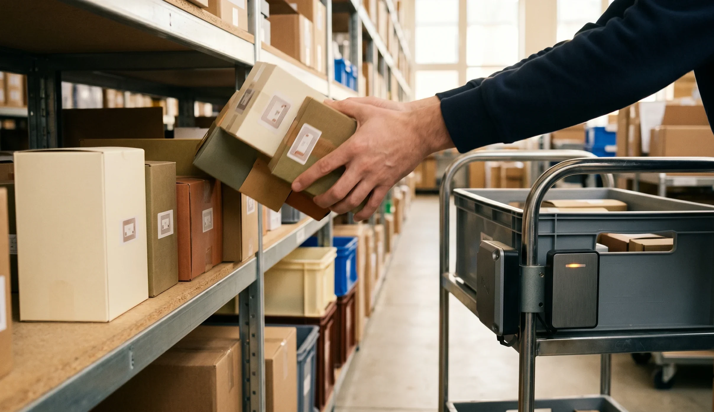 Подбор на поръчки с RFID