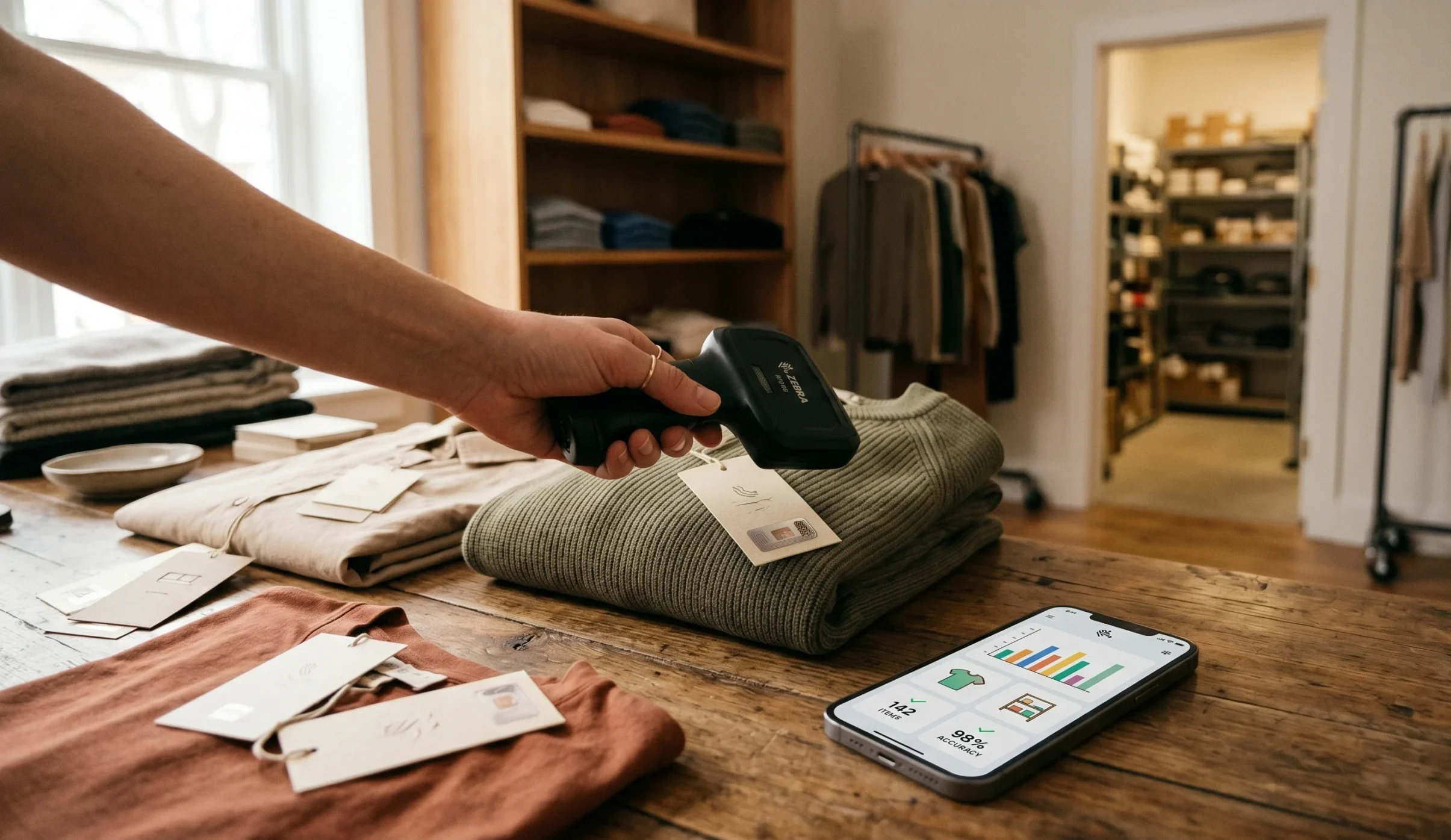 RFID управление на запасите в търговията на дребно