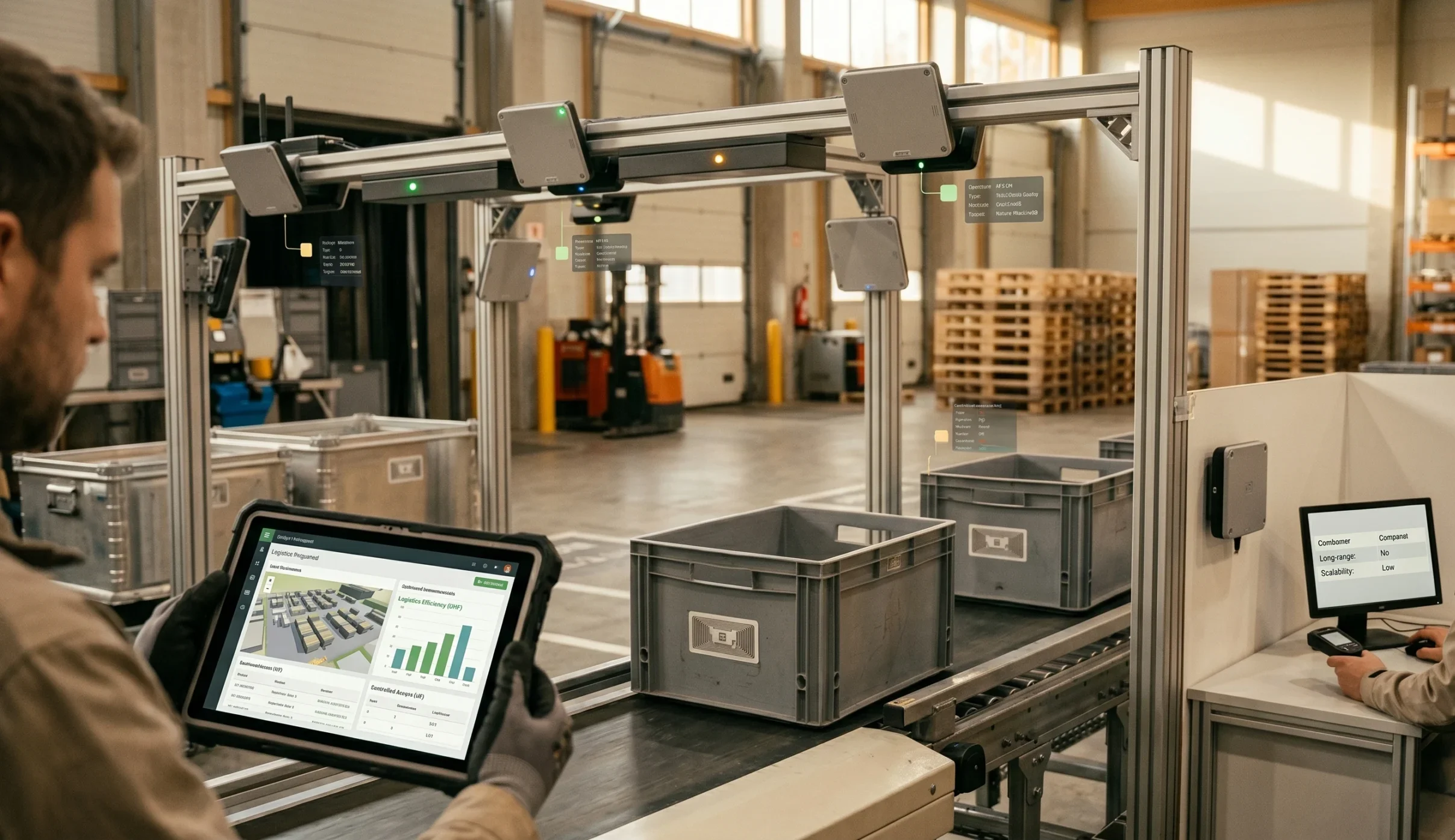 Коя RFID технология е подходяща за проследяване на контейнери чрез RFID