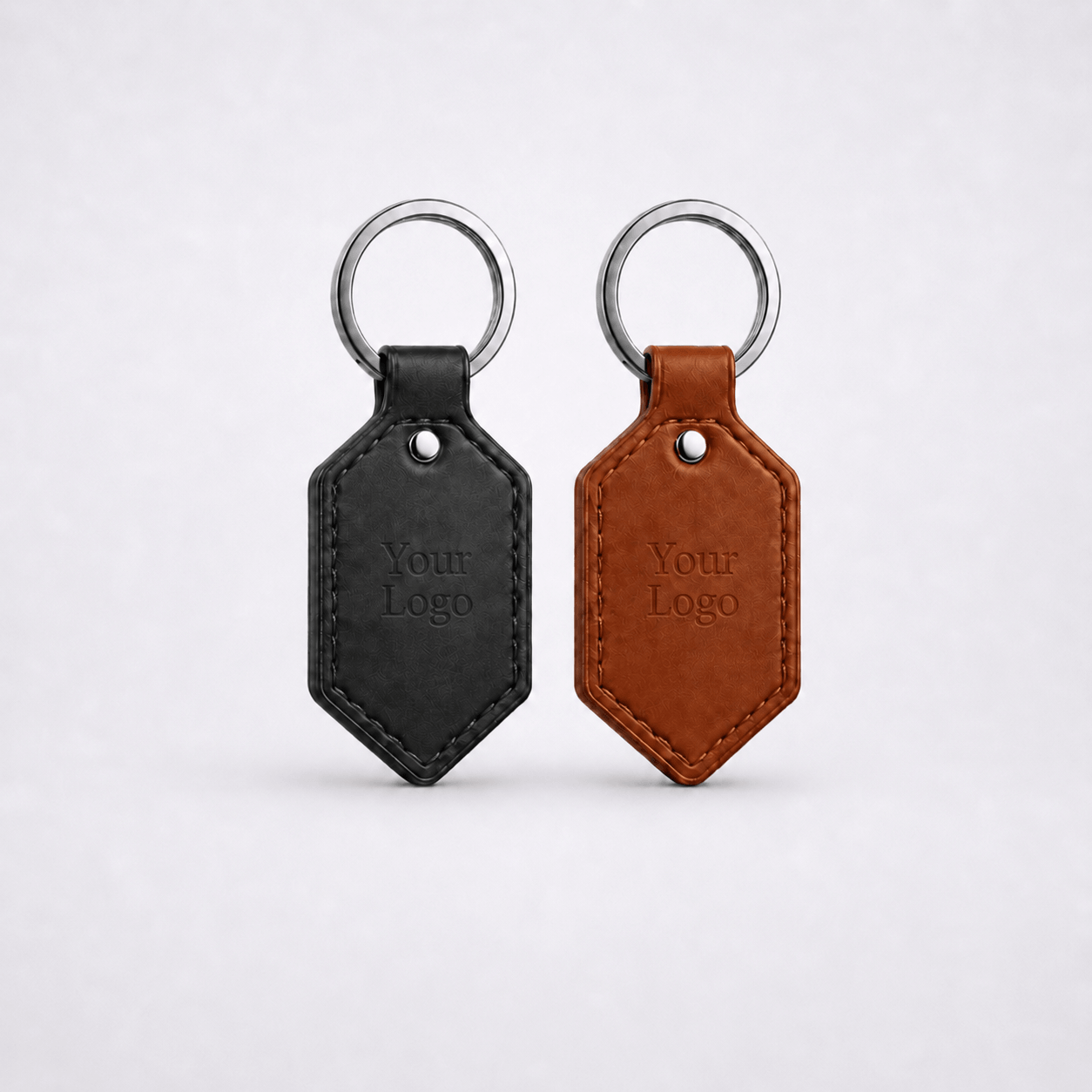 NFC ключодържател от кожа с собствен дизайн